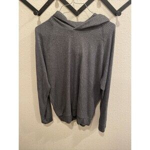 Velvet By Graham & Spencer Knit Hooded Shirt Men’s Gray Size Medium